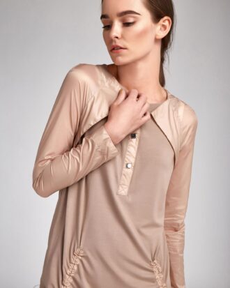 Stretch Silk Mini Dress